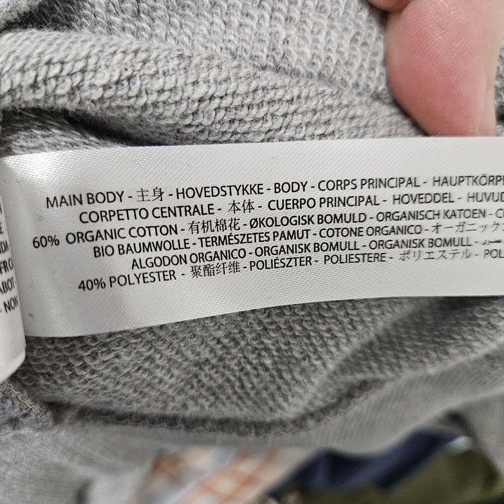 Ariat Women's Just Hoodie Heather Gray Size XL Silver Metallic Logo Western EUC - Picture 4 of 7